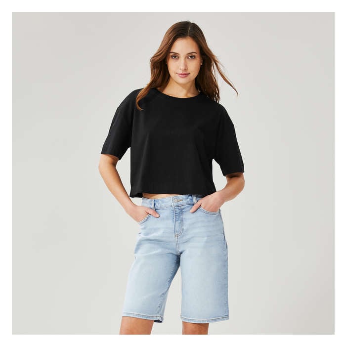 Women's Crop Boxy Fit T-Shirt